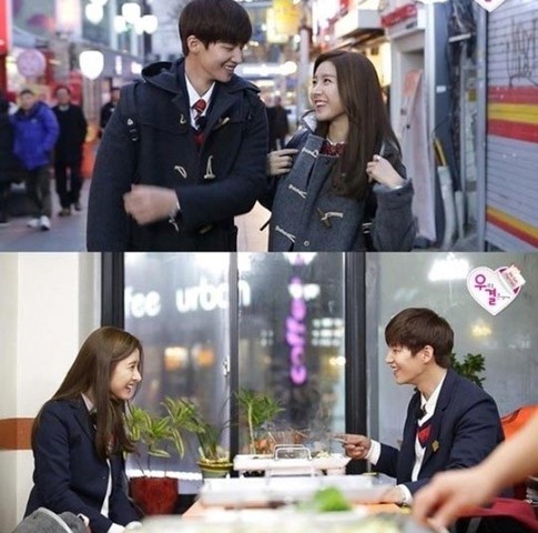 Sweet! Kim So Eun dan Song Jae Rim Kencan Pakai Seragam SMA
