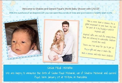 Gemes! Shakira Pamer Putra Kedua dengan Gerard Pique