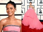 Tampil Bak Princess, Rihanna Berseri-seri di Grammy 2015