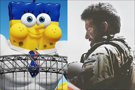 Spongebob Geser American Sniper dari Puncak Box Office