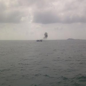 Duarrr, Kapal Thailand Pencuri Ikan Ini Ditenggelamkan Susi