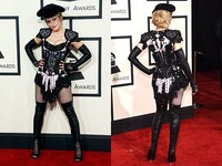 Penampilan Madonna di Grammy 2015. REUTERS/Mario Anzuoni/Jason Merritt/Getty Images/detikFoto.