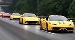 40 Ferrari Contohkan Tata Tertib Berkendara di Jagorawi