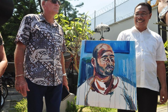 Di Lukisan ini, Myuran Bali Nine Curahkan Kebingungan Jelang Eksekusi