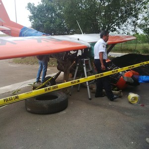 Bodi Hancur, ini Wujud Pesawat Latih yang Jatuh dan Terbakar di Batam