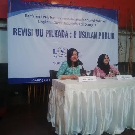 Ini 6 Usulan Publik untuk Revisi UU Pilkada Versi LSI Denny JA