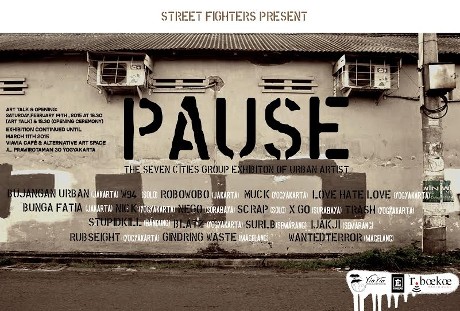 Street Artist Tujuh Kota Beraksi di Pameran Pause