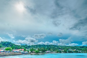 The Skyline of Nias Island