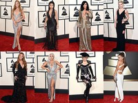 Gaun-gaun seksi di Grammy Awards 2015. Jason Merritt/Getty Images/detikFoto.