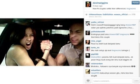 Devin Wiggins Juga Unggah Foto Kebersamaan dengan Agnez MO di Instagram