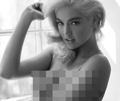 Foto Topless, Kate Upton Dibilang Mirip Marilyn Monroe