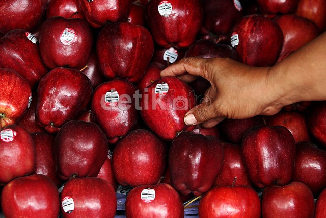 Apel Impor Dilapisi Lilin, Kementan: Masih Aman Dikonsumsi
