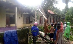 Angin Kencang Juga Melanda Sleman, 2 Rumah Warga Rusak