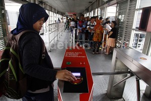 TransJ Mulai Uji Coba e-Ticketing di Koridor 4 dan 6