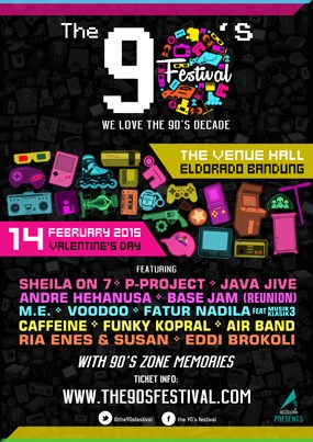 Pesta Kece Anak 90-an di The 90s Festival Bandung