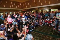Gala Premiere 'CJR The Movie: Lawan Rasa Takutmu' digelar di Empire Bandung Indah Plaza (BIP), Bandung, Jawa Barat, Minggu (15/2/2015).