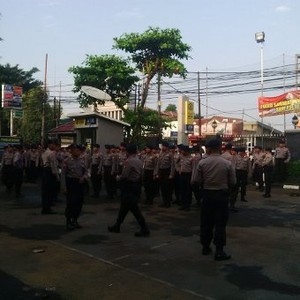 Sidang Putusan BG Dijaga 1.000 Personel, 3 Water Cannon dan 1 Baracuda