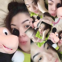 Bagaimana menurut Anda? Tina lebih cantik memakai make-up atau tidak? (Instagram/Tina Toon)