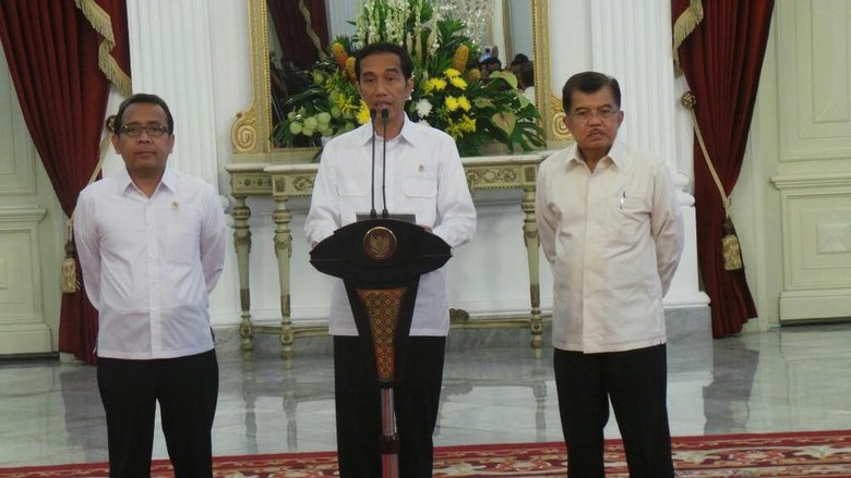 Jokowi Angkat Johan Budi, Ruki, dan Indriyanto Seno Adji Sebagai Plt Pimpinan KPK Jokowi Angkat Johan Budi, Ruki, dan Indriyanto Seno Adji Sebagai Plt Pimpinan KPK