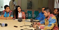 Kedatangan pelantun 'Goyang Dumang' itu pun bermaksud untuk meminta maaf dan klarifikasi langsung. Pool/Noel/detikFoto.
