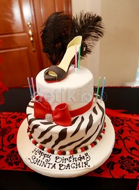 Kue ulang tahun Shinta Bachir.