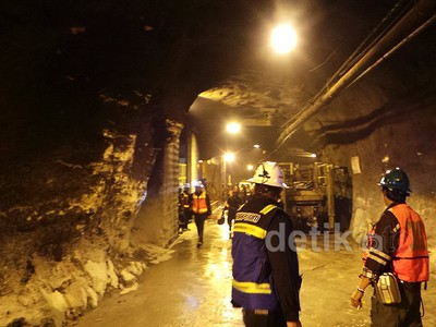 Ini Penampakan Tambang Bawah Tanah Freeport