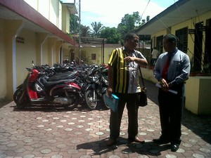 Jadi Penadah Motor Curian, Icuk Sugiarto dan Rekannya Ditangkap