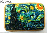 Ninja Turtles Sampai Van Gogh, Ini Karya Seni Hiasan Kue