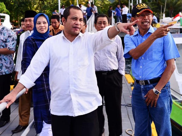 Marwan Jafar Tinjau Dermaga Teluk Nara