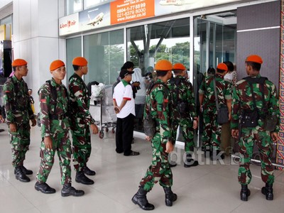 Loket Refund Tiket Lion Air Dijaga TNI