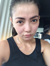 Bella kerap mengunggah foto dirinya tanpa make-up di akun Instagram-nya. (Instagram/Bella Shofie)