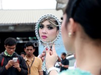 Syahrini saat ditemui di Pelabuhan Sunda Kelapa, Jumat (20/2/2015).