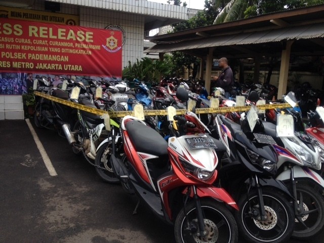 31 Motor Terkait Curanmor Bisa Diambil Pemiliknya di Polsek Pademangan