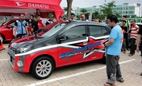 Dalam acara 1st ANNIVERSARY Daihatsu AYLA Indonesia dengan tema My Ayla my First Love. Istimewa/dok DAI.