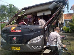 4 Tulang Rusuknya Patah, Sopir Bus Sang Engon Masih Dirawat