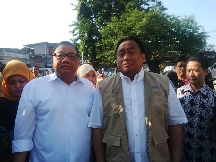 2 Menteri Jokowi Gelar Operasi Pasar Beras di Rumah Susun
