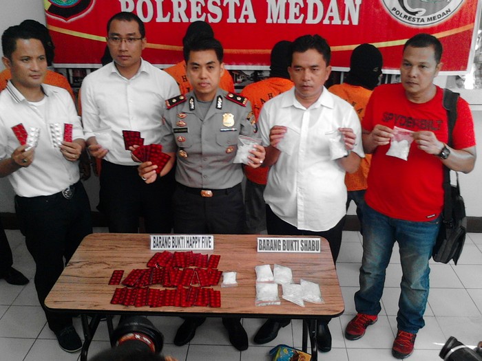 Polresta Medan Amankan 1,5 Kg Sabu dan 1.000 Butir Ekstasi