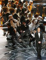 Aksi Panggung Musikal di Oscar 2015