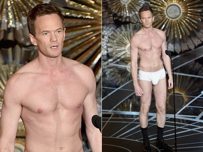 Parodikan Birdman, Neil Patrick Harris Nyaris Bugil di Oscar 2015