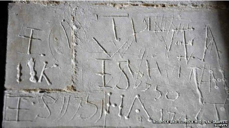 Rahasia Grafiti Kuno di Gereja Tua Inggris Terbongkar