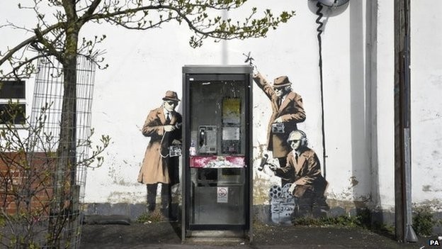 Akhirnya, Mural Spy Booth Banksy Dilindungi Pemerintah