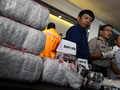 Polisi Tangkap Jaringan Narkoba Internasional