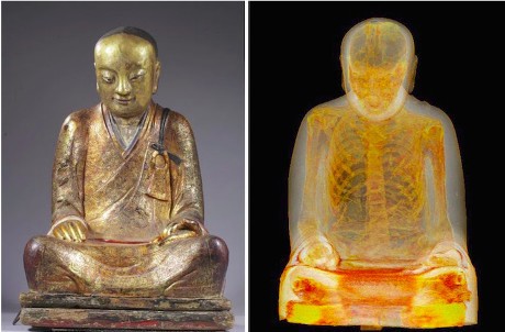 Hiii.. Di dalam Patung Buddha Ini Ada Mumi?