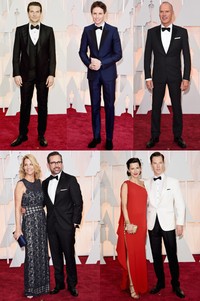 Tak hanya para aktris, para aktor juga menjadi sorotan di red carpet. Jason Merritt/Getty Images/detikFoto.