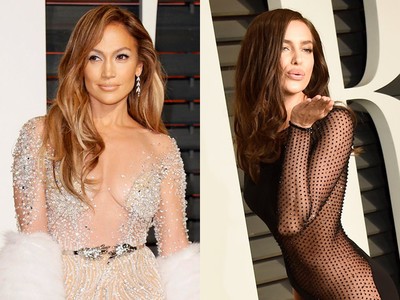 J.Lo Bikin Pria Speechless, Irina Shayk Super Hot di Pesta Oscar