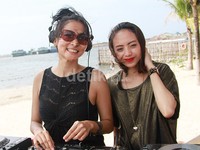Mei Chan mengaku nge-DJ adalah hobinya. Pool/Gus Mun/detikFoto.