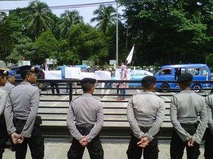 Resah Kejahatan Jalanan Marak, Mahasiswa Geruduk Mapolresta Depok