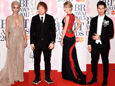 Bertabur Bintang di Red Carpet BRIT Awards 2015 (1)