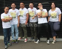 Para personel Project Pop pun mengaku lebih banyak berkreasi di album terbarunya itu. Pool/Gus Mun/detikFoto.