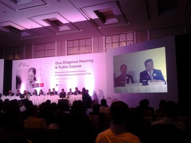 Harga Saham RS Mitra Keluarga Maksimal Rp 18.000/Lembar